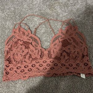 aerie Lace Bralette in Dusty Rose